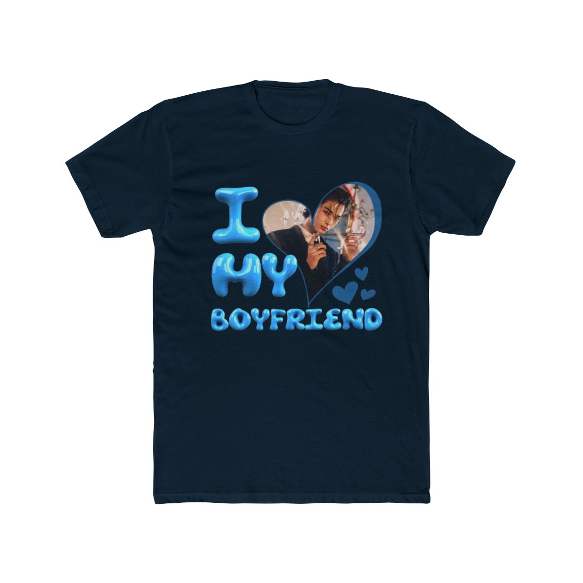 Enhypen I Love My Boyfriend Niki Heart T Shirt - alternate angle 2, merchandise