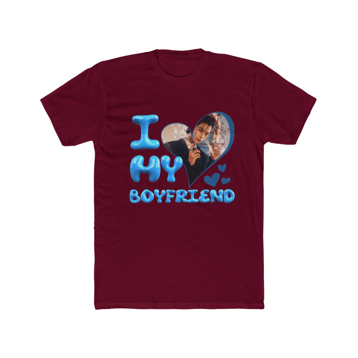 Enhypen I Love My Boyfriend Niki Heart T Shirt - alternate angle 3, merchandise